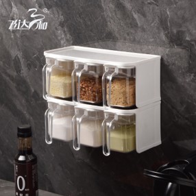 TH3910A 強力貼壁三組調味盒