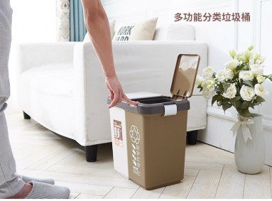 飛達三和制造上海市民家用分類(lèi)垃圾桶